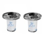 2 pi�ces s�ries filtre hepa lavable de remplacement compatible pour les accessoires daspirateur sans ...