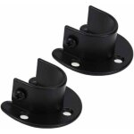 2 pièces support de tringle à vêtements mural support de tringle à rideau douille de tringle à rideau ... 2 pièces support de tringle à vêtements mural support de tringle à rideau douille de tringle à rideau ...