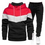 2 pices survtement homme coton ensemble casual sweats  capuche pull  manches longues sweat - shirts ...