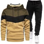 2 pices survtement homme ensemble casual sweats  capuche pull  manches longues sweat - shirts pantalons ...