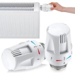2 pi�ces - t�te thermostatique de radiateur - valve de radiateur - t�te de rechange - thermostat de radiateur ...