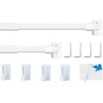2 pice tringle a rideaux extensible sans percage rglable barre a rideaux sans percage pour maison et ...