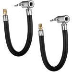 2 pi�ces tuyau de gonflage de pneu 20 cm tuyau tress� de gonflage gonfleur du pneu tuyau noir pour pompe ...
