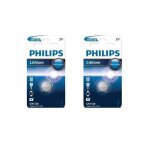 2 piles philips cr1220 - 2 piles philips cr1220 -