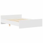 2 places - cadre de lit et sommier � lattes double - vidaxl - contreplaqu� - contemporain - sans matelas ...