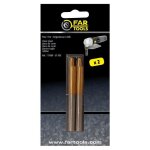 2 poinons pour grignoteuse fartools - gt 600 - dcoupe tous types de mtaux - marron