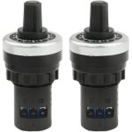 2 potentiomtres rotatifs la42dwq - 22 22mm 10k ohm variable vitesse