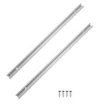 2 rails en aluminium t - slot pour scie  onglet ou table de travail