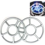2 r�ducteurs de gaz 15. 5cm pour cuisini�re jzsh - support wok / po�le compatible moka et cafeti�res