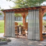 2 voilage extrieur gris 160x305 cm ? moustiquaire terrasse impermables pour portes - fentres avec ...