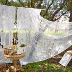 2 rideaux voilages dentelle blanc brods (taille 150x180cm) - motif floral contemporain - intimit & ...