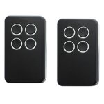 2 tlcommandes universelles multifrquences pour portail de garage 280 - 868 mhz pour les codes fixes ...