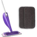 2 ttes de balai de rechange balai en microfibre pour swiffer essuie - sol tampons de balai plats 29 ...