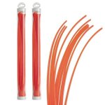 2 tubes fil d�broussailleuse carr� 3 mm 50 brins fil nylon