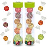 2 tubes garnis de 6 lindor assortis : blanc pistache caramel lait orange et double chocolat pour offrir ...