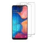 Lot de 2 verres tremps pour samsung galaxy a20e . vitre protection dcran transparent - anti rayures ...
