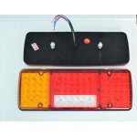 2 x arrire led 12v feux 5 fonctions ultra mince design pour camion remorque chssis benne lkw camping ...