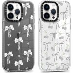 2 x coque pour iphone 14 pro 61 transparente tui avec aesthetic motif noeud papillon filles femmes case ...