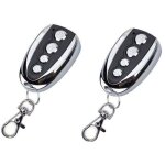 2 x �metteur � main 433 mhz porte de garage t�l�commande compatible avec les mod�les nice flor - s ditec ...