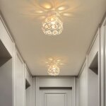 2 x plafonnier moderne en cristal tokius lustre int�rieur blanc �clairage de plafond e27 pour chambre ...