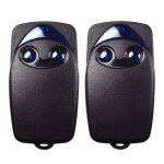 2 x t�l�commande de porte de garage �lectrique flo2r - s 43392 mhz � 2 boutons compatible avec la t�l�commande ...