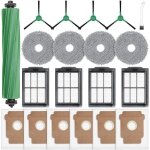 20 accessoires pour irobot roomba plus 405 / 505 combo robot aspirateur laveur 6 sac aspirateur 4 brosses ...