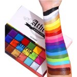 20 couleurs de peinture pour le visage palette de maquillage palette de paillettes sûres peinture pour ... 20 couleurs de peinture pour le visage palette de maquillage palette de paillettes sûres peinture pour ...