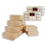 20 kg ruf briquettes de bois 100 % h�tre pour chemin�e four barbecue foyer bois de chauffage