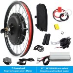 20 kit de conversion de vlo e pour roue arrire 48v 1000w moteur de moyeu arrire ebike kit de conversion ...