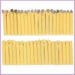 20 pcs 1 / 4 ?outil de virage en carbure �lev� � un outil de du cutter � pointe pour les tours cnc