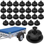 20 pcs bche boutons ronds crochet remorque en plastique dur crochet ridelle de bche rondscrochet - ...