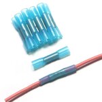 20 pcs cosse thermoretractable 1. 25connecteur gaineraccord electrique(16?22 awg) domino etanche cable ...