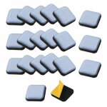 20 pcs patins glisseurs pour meubles auto - adh�sifs patins en t�flon pour meubles carr�s patin de chaise ...