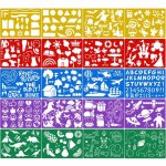 20 pièces modèles de dessin en couleur pour enfants plastique pochoir de peinture pour enfants anniversaire ... 20 pièces modèles de dessin en couleur pour enfants plastique pochoir de peinture pour enfants anniversaire ...