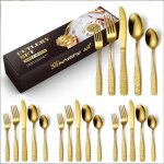 20 pi�ces ensemble de couverts de cr�ne gothique mat pour 4 motif unique de cr�ne de fleur de squelette ...