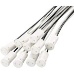 20 pi�ces g4 ampoule titulaire 10cmg4 lampe base en c�ramique titulaire 12v g4 douilles halog�ne pour ...