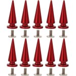 20 pices grand punk rivets mtal cne screwback spikes goujons pour le bricolage en cuir artisanat sac ...