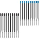 20 pi�ces recharge stylo bille compatible avec parkercartouche stylo billerecharges pour stylo � bille ...
