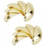 20 poign�e de coquille vintage pour tiroir armoire meuble cuisinefer incurv� bouton de porte de placard ...