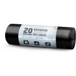 20 sacs poubelles 240 litres extra - rsistants noir