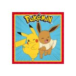 20 serviettes pok�mon next generation 33 x 33 cm - bleu
