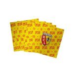 20 serviettes rc lens 33 x 33 cm