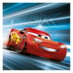 20 serviettes de table jetable papier cars victory is mine 33cm