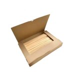 200x btons carrs en bois 310x5x5 mm btons de barbe  papa de bombon btons pour lartisanat de barbe ...