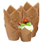 200 moules � cupcakes tulipe - moules � muffins et caissettes pour cupcakes