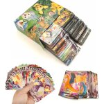 200 pcs cartes pokmon pokemon franais cartes  collectionner mtal amusant flash card (100v + 100vmax ...