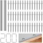 200 pcs clou double tte fil de plinthe double tte clou sans couture vis de scurit invisibles pour tapissier ...