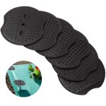 200 pcs rondelles de fixation 3 trous 7�65 cm noir - plaques dancrage pour paillage et toile anti?herbes ...