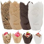 200 pièces caissettes cupcakepapier tasses de cuisson de tulipe pour muffinp tisserie moule pour fête ... 200 pièces caissettes cupcakepapier tasses de cuisson de tulipe pour muffinp tisserie moule pour fête ...
