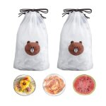 200 pi�ces charlotte alimentaire reutilisable sac conservation frais film alimentaire reutilisable couvre ...